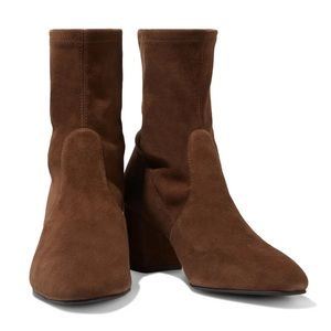 Stuart Weitzman Siggy 60 Stretch Suede Ankle Boot